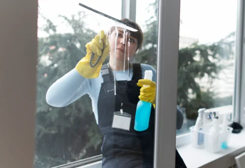 Nettoyage de vitres intérieures et extérieures à Pressigny